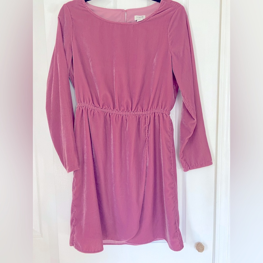 J crew velour dress